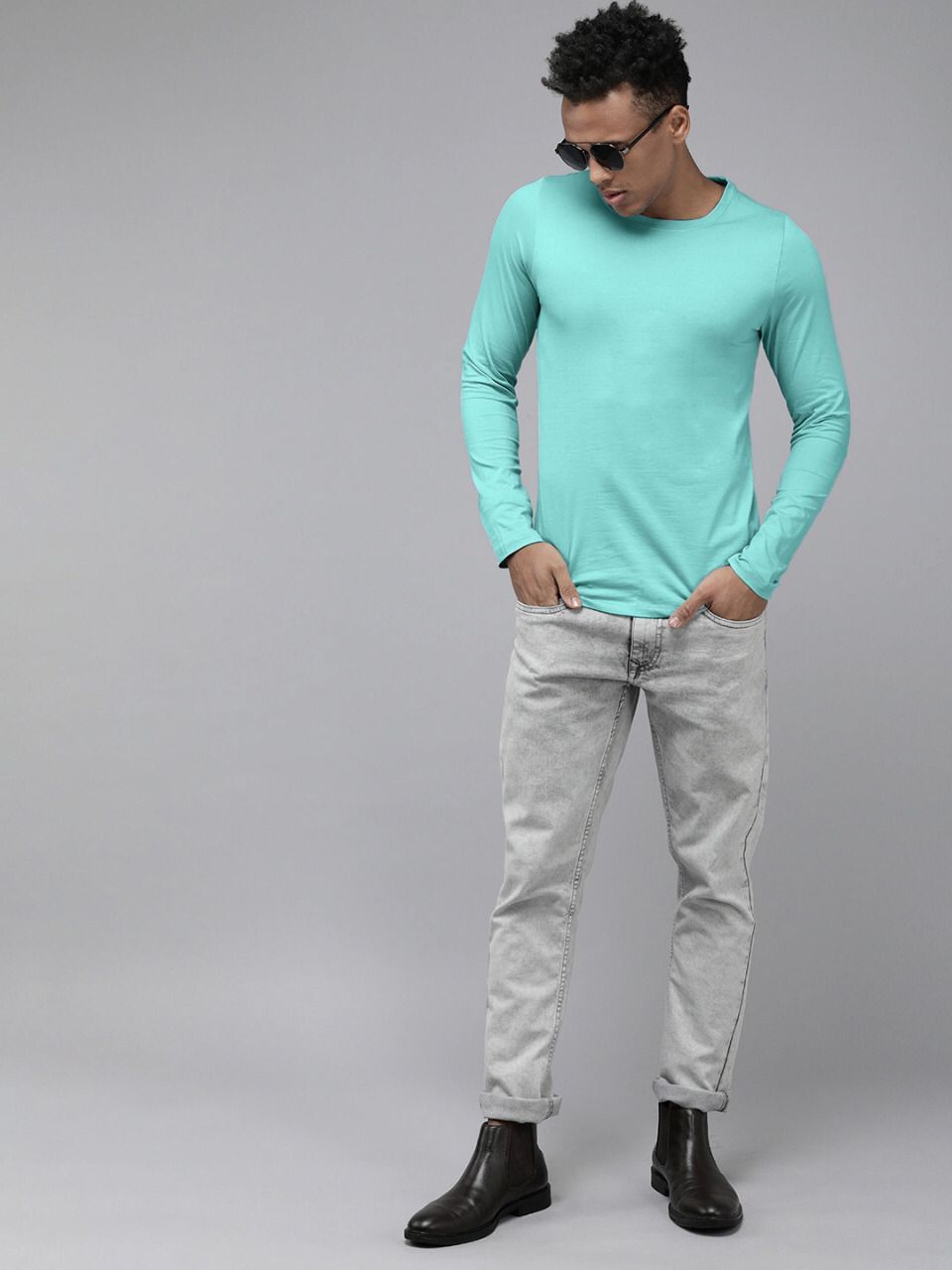 Men Plain Fancy Regular Wear Wholesale Tshirt Latest Collection